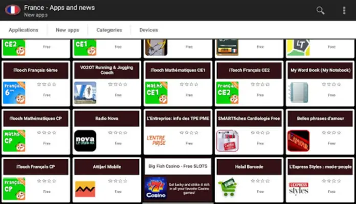 French apps and games android App screenshot 1